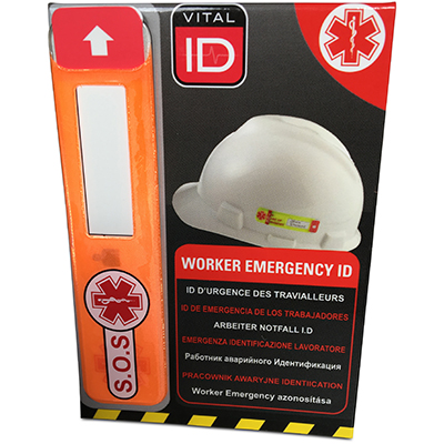 Worker Emergency ID Tag - SOS