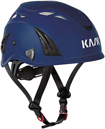 Kask SUPERPLASMA AQ hjelm,  blå sikkerhedshjelm med 10 ventilations huller 4 punkt hagerem str. 51 til 63 cm skrujustering i nakken