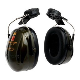 3M PELTOR Optime II Høreværn, 30 dB, Grøn, hjelmmontering, H520P3E-410-GQ