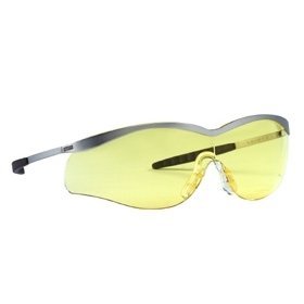 North 908502 Sikkerhedsbrille med lige stænger, kurvet design polycarbonat glas optisk klasse 1 vægt 38 gram