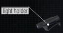 [18-SE-513B2-LEDHOLDER] Lygteholder til VARMEX svejsemasken 2.0