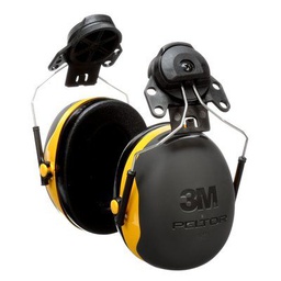 3M PELTOR X-seriens Høreværn, hjelmmontering, 30 dB, gule, X2P3