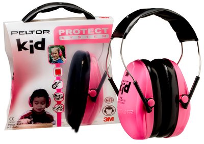 3M Peltor KID høreværn til børn H510AK lyserød / neonrosa, dæmper skadelig støj, passer op til 7 års alder, med sin lave vægt kun 175 gram SNR verdi på 27 db