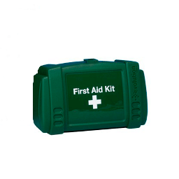 Lille kompakt førstehjælpskasse forbindskasse, tom (Fyld selv i hvad du skal bruge) 15 x 23 x 8 cm