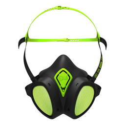 BLS 8600 A2P3 R D genanvendelig, og vedligeholdelsesfri  maske med indbyggede filtre mod organiske dampe samt støv, fødevarer godkendt
