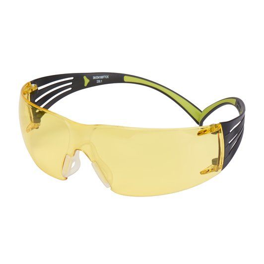 3M SecureFit beskyttelsesbriller, anti-ridse/anti-dug, gul linse, SF403AS/AF-EU -  SecureFit  beskyttelsesbriller SF403AF, Gul Anti-dug linse