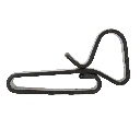 Ready-muff bælte hænger, kan bruges til briller, høreværn, handsker eller andre ting du vil have i bælet