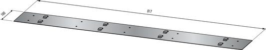 3M Optima+ Connecting Plates, 817 mm x 100 mm