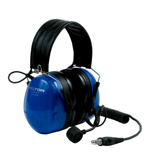 3M PELTOR EX Headset, hjelmmonteret, 33 dB, blå, MT72H540F-50