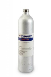 T4 kalibreringsgas - Gas til Crowcon I-Test, 112 Litre - 15ppm hydrogen sulphide/100ppm carbon monoxide/2.2% (vol CH4)/18% Oxygen in nitrogen