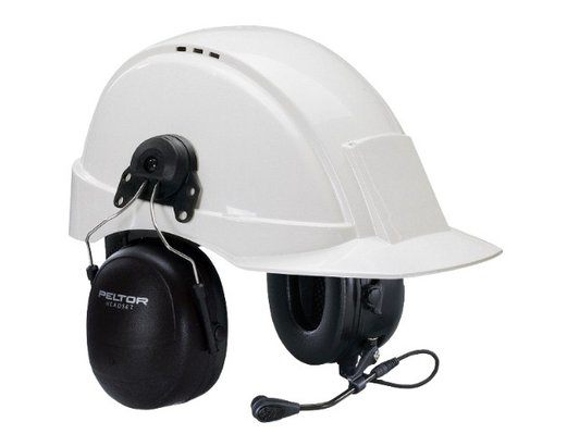 3M PELTOR Tovejs-kommunikations-headset, dynamisk Mic, 32 dB, hjelmmonteret, MT7H79P3E