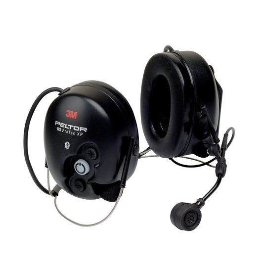 3M PELTOR WS ProTac XP headset, Bluetooth, Flex Jack, 30 dB, nakkebånd, MT15H7BWS5-77