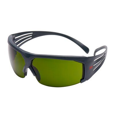 3M SecureFit beskyttelsesbriller, gråt/sort stel, anti-ridse, IR linse DIN 3, SF630AS-EU