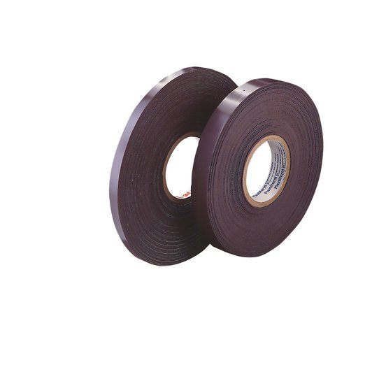 3M tape 1317 magnettape 25 mm x 30.5m 1.5 mm tyk mørkebrun