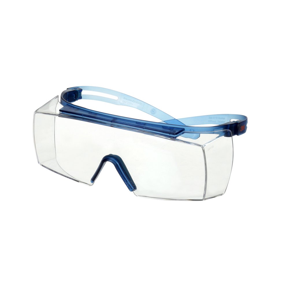 3M™ SecureFit™ 3700 Overbrille, flere farver brillestang, Scotchgard™ anti-dug (K&amp;N), klar linse, SF3701SGAF