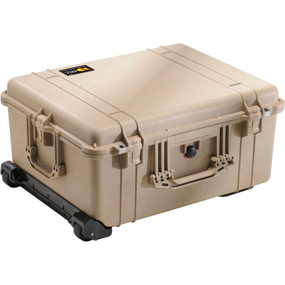 PELI™ PELI™ 1610 case i ABS Plast. Tom, velegnet til skumindretning - ekstremt robust vandtæt case til beskyttesle af udstyr