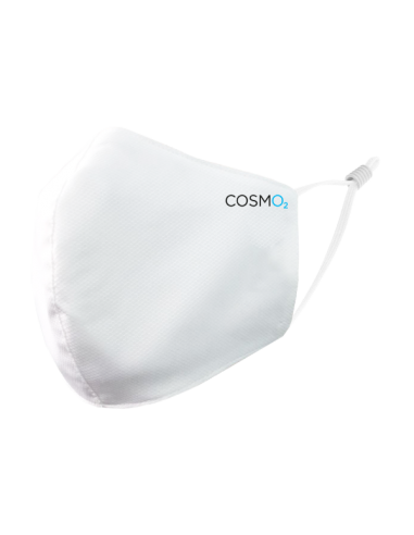COSMO2+ stofmundbind, Genanvendelige &amp; Miljøvenlige Ansigtsmasker - Hvid REST SALG SÅ LÆNGE LAGER HAVES