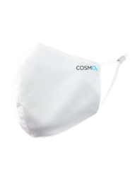 COSMO2+ stofmundbind, Genanvendelige & Miljøvenlige Ansigtsmasker - Hvid REST SALG SÅ LÆNGE LAGER HAVES