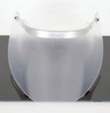 Klart transparant visir til hjelme hvor der skal sidde ørekop Høj temperaturbestandighed ca - 50 c til 135 c polycarbonat visir 500 x 250 mm tykkelse 1 mm