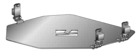 Safety Trapdoor, sikkerhedslem til lejder vægstige 670x670 mm, låsbar