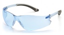 ITEK sikkerhedsbrille Infinity Blå linse med blå brillestænger. 99% beskyttelse mod skadelig UVA/B/C-stråling.