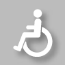 PREMARK Invalide parkeringssymbol 1000 mm