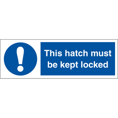 This hatch must be 100 x 300 mm