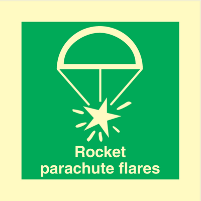 Rocket parachute flares 150 x 150 mm