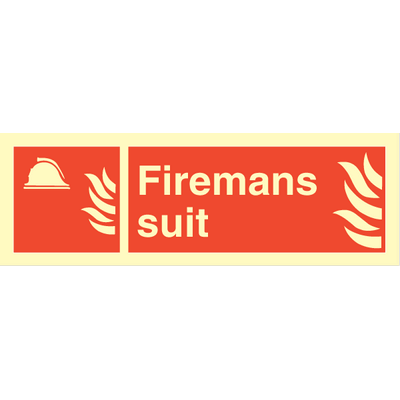 Firemans suit, 100 x 300 mm