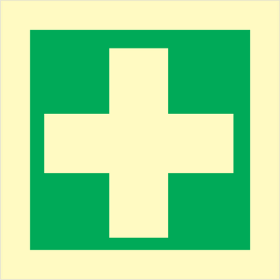 Første hjælp / First Aid, 150 x 150 mm