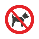 Hunde forbudt, aluminium