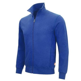 Nitras 7020  MOTION TEX LIGHT sweats  shirt jakke med lynlås. Bomuld polyester. Oeko-Tex
