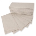 Papirhåndklæde 1-lags, Genbrugspapir, V/ZZ-foldET Kartoner a 20poser a 250 stk papirsivietter + ' ' + 39861