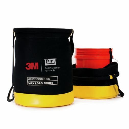 3M™ DBI-SALA® sikkerhedsspand i kanvas til 18 liter, lukkesystem med krog og løkke udviklet til 45,4 kg 1500135