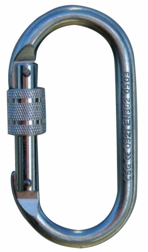 3M™ Protecta® karabinhager i stål med drejelås AJ501, 104 mm