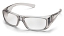 Pyramex Emerge Reader sorte sikkerhedsbriller med styrke i hele linsen +2,0