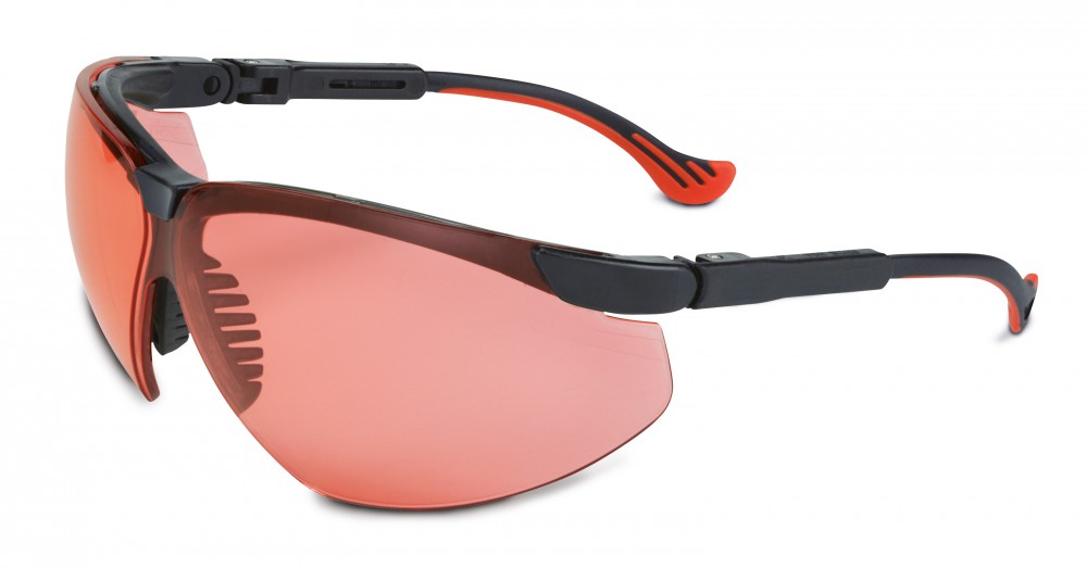 Laser sikkerhedsbriller, Sperian XC stel med laksefarvede glas