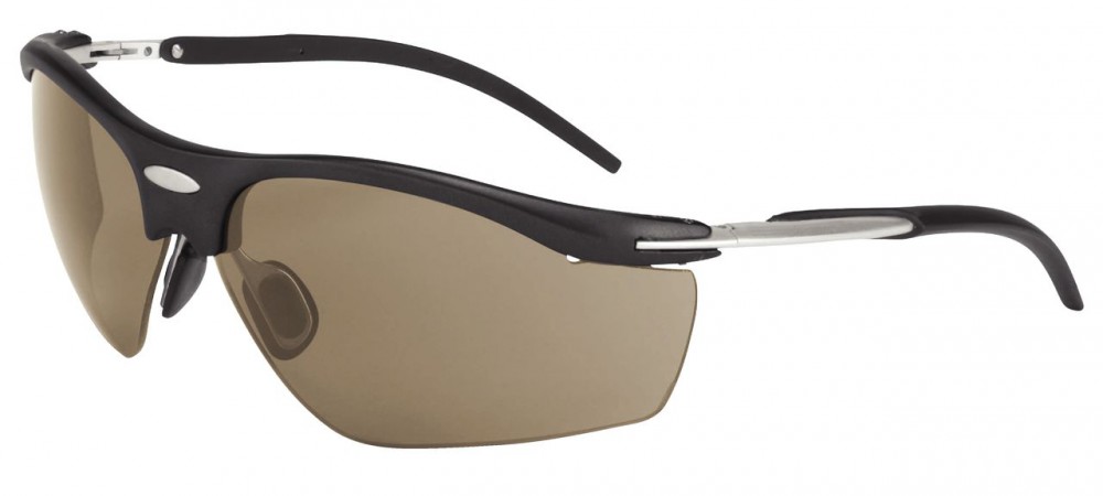 Laser sikkerhedsbrille, Sperian Milan, kurvet design med røgfarvede solbrille glas