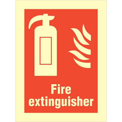 Fire extinguisher, 200 x 150 mm