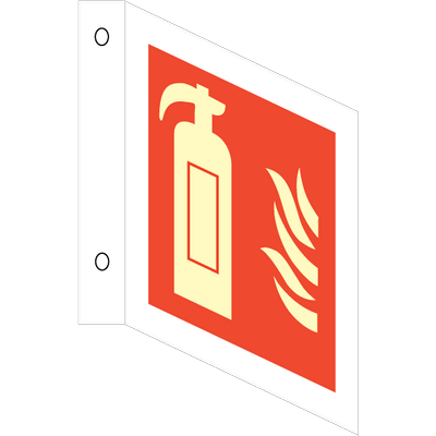 Fire extinguisher, 200 x 200 mm