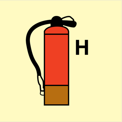 Fire Extinguisher H, 150 x 150 mm