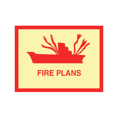 Fire plans, 300 x 400 mm