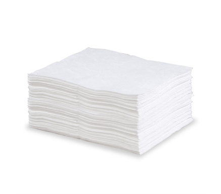 120 Liter 165 g/m2 smelteblæst hvid absorberende pads Bonded, 50cm x 40cm (16 &quot;x 20&quot;), 200 ark