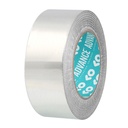 Aluminiumsfolie tape, alu-tape med liner, 50 mm bred og 45 m lang, 3&quot; kerne