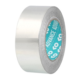 Aluminiumsfolie tape, alu-tape med liner, 75 mm bred og 45 m lang, 3" kerne