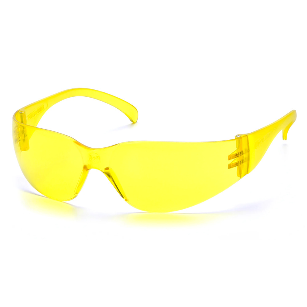 Pyramex® Intruder® S4130S Ridsefast sikkerhedsbriller, universal, gul linse