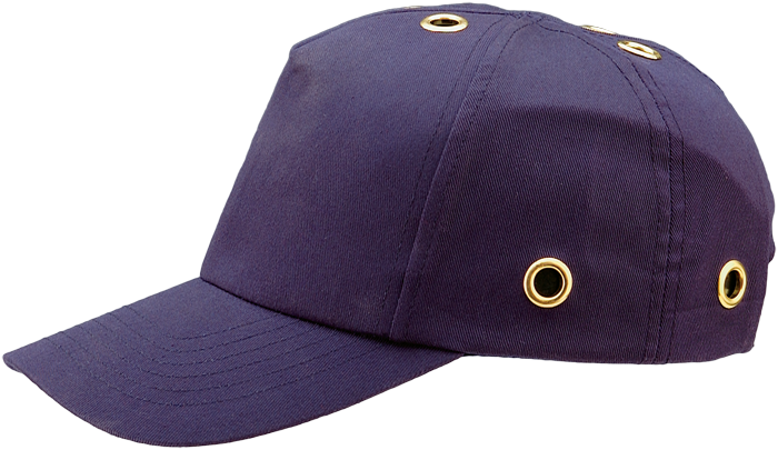 Kobolt blå Bump Cap justeres SMALL fra 50-55 cm, med ventilationshuller