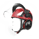 Premium BIGBEN UltraLite sikkerhedshjelm med 3M PELTOR Optime III Høreværn og full face visir, størrelse 51-62 cm, riggerhjelm + ' ' + 43913