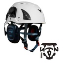 Hjelm kit 2 - BIGBEN UltraLite sikkerhedshjelm med Honeywell høreværn, hagerem, 6 punkt hovedbånd, størrelse 51-62 cm, riggerhjelm + ' ' + 43925