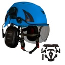 Hjelm kit 3 - BIGBEN UltraLite sikkerhedshjelm med Honeywell høreværn og klar hjelmbrille / kort visir + ' ' + 43929